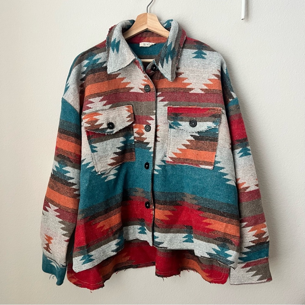 LA MIEL Multicolor Patterned Jacket